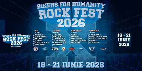 BIKERS FOR HUMANITY ROCK FEST V - EDI\u021aIE ANIVERSAR\u0102 