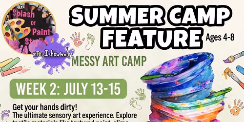 Art & Sensory: Messy Art Camp