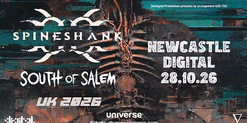 Spineshank + South of Salem at Digital, Newcastle