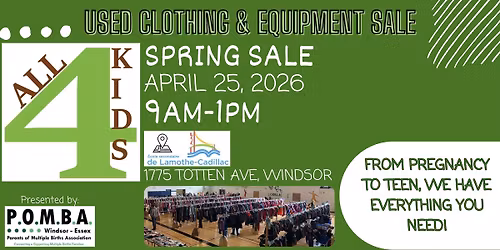 2026 All4Kids Spring Sale