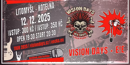 E!E a VISION DAYS v Litomy\u0161l v klubu Kotelna