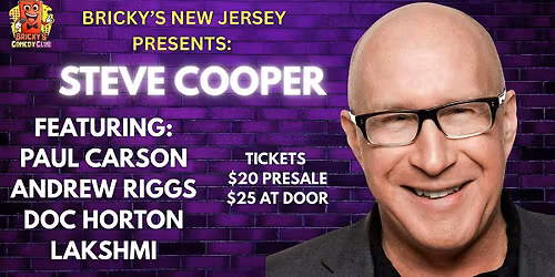 Steve Cooper at Bricky's New Jersey!