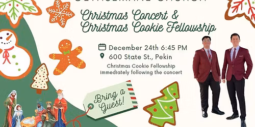 Christmas Eve Concert & Christmas Cookie Fellowship