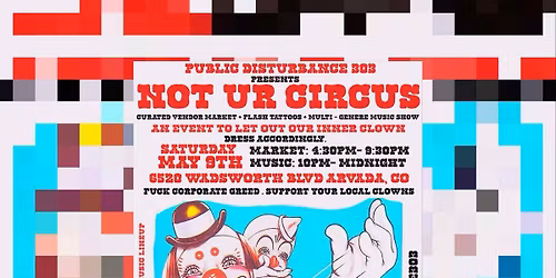 Not ur circus Vendor market + Music 