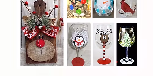 Winter Wine Glass & Crafting Afternoon Workshop at Bull Smith's Tavern in Smithtown