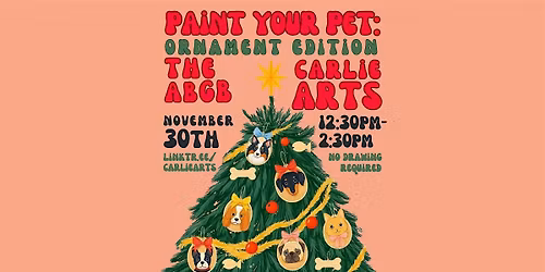 Paint Your Pet: Ornament Edition