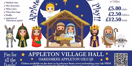 Appleton Does The Nativity Play!!
