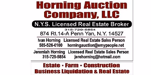 Real Estate auction held at the barn