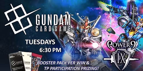 Gundam TCG Tuesdays!