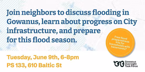 Flood Preparedness with DEP Gowanus Oversight Task Force