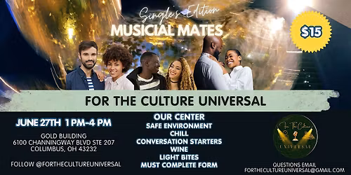MUSICAL MATES: SINGLES EDITION for Adults 28 and Up