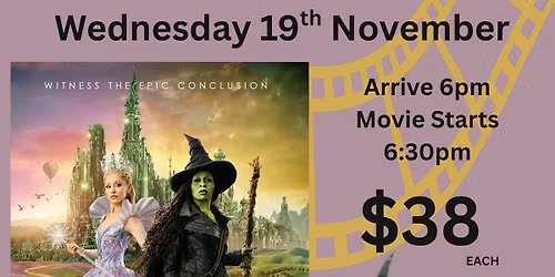 "Friends For Good" - Preview Screening of WICKED FOR GOOD