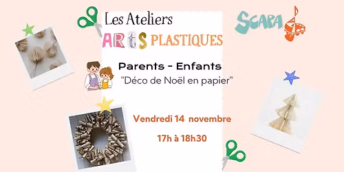 Atelier Arts Plastiques : d\u00e9cos de No\u00ebl en papier