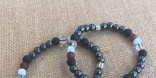 2 Semi Precious Bead Bracelets - $35