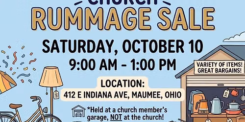 Gather Church Rummage Sale