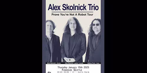 Alex Skolnick Trio (21+)