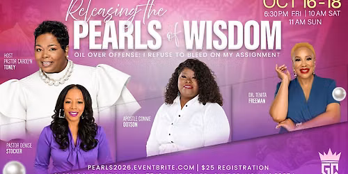 Releasing the Pearls of Wisdom 2026: Oil over Offense