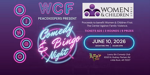 WCF Comedy Bingo Event