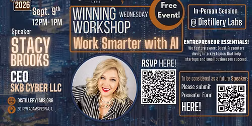 Winning Wednesday Workshop: Stacy Brooks, CEO of SKB Cyber LLC