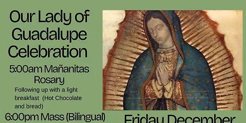 Our Lady of Guadalupe Celebration