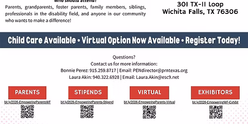 Empowering Parents: Navigating the ARD Process and Beyond Conference & Resource Fair