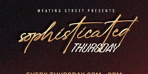 Meating Street Thursday LIVE - \ud83c\udfb7Weekly Musical Guest \ud83c\udfbb