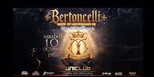 Bertoncelli \u26a1Show 25 aniversario de Paz en la Tormenta \u26a1