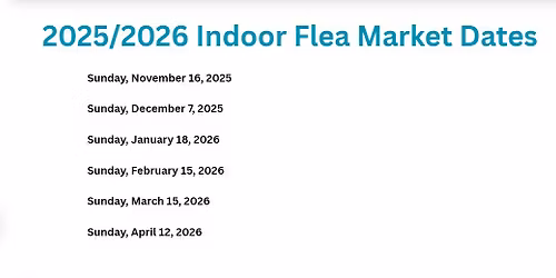 First Indoor Flea Market of the Season!