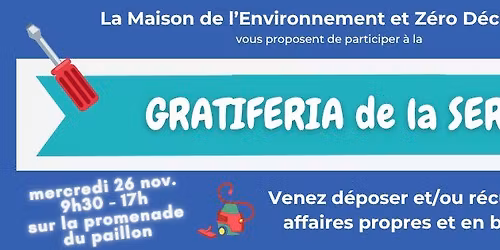 Gratiferia de la SERD (toute la journ\u00e9e)