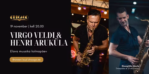 19.11 Virgo Veldi & Henri Aruk\u00fcla live @ Chicago 1933