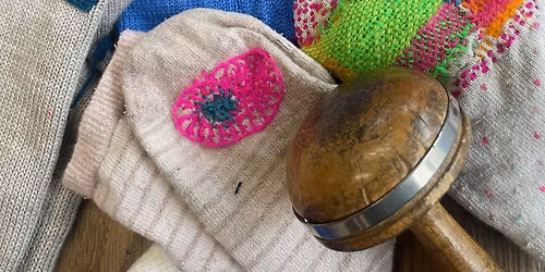 Visible Mending Workshop at Kirkstall Forge