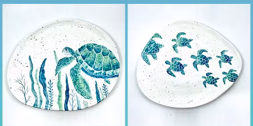 Watercolor Sea Turtles