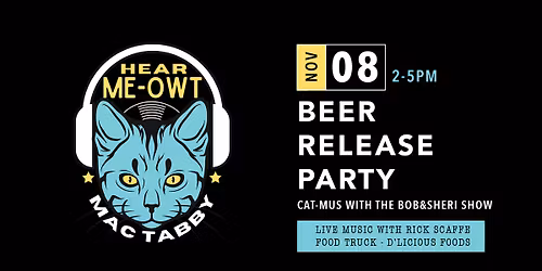 Bob & Sheri 'CATMUS' Event and 2025 Beer Release Party