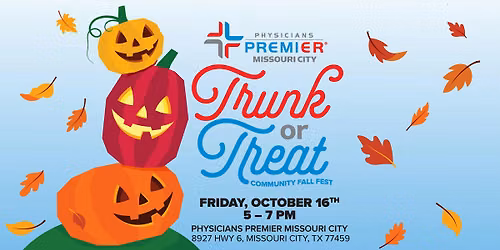 Missouri City Trunk or Treat \u2013 FREE Family Fun + Flu Shots