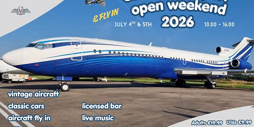 Cotswold Airport Open Weekend & Fly In 2026
