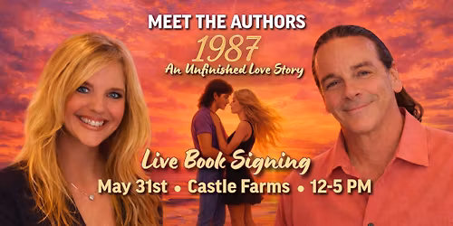 Meet the Authors of 1987: An Unfinished Love Story at Boozy Book Fair\u2013 Castle Farms in Charlevoix MI