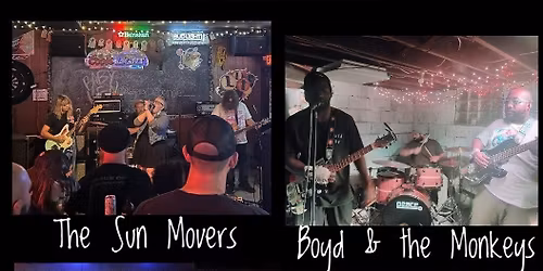 The Sun Movers\/Boyd & the Monkeys\/Captain Chucke & the Cadillac South\/Moon Tipper @ the Skull