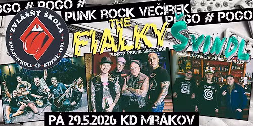 The Fialky, Zvl\u00e1\u0161\u0148\u00fd \u0161kola a \u0160vindl v KD Mr\u00e1kov