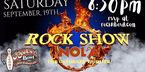 Rock Show NOLA: Journey |  Rock'n'Bowl\u00ae New Orleans
