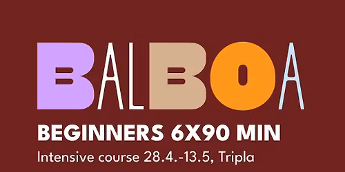 Balboa Beginners Intensive course