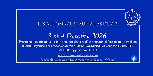 Les Automnales au haras d’UZES - Les Amazones de France