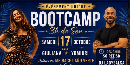 Special SB event! En exclusivit\u00e9 3h de bootcamp de SON avec Giuliana et Yomiuri\/DJ Ladysalsa