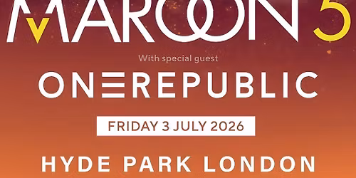 British Summer Time - Maroon 5 at Hyde Park