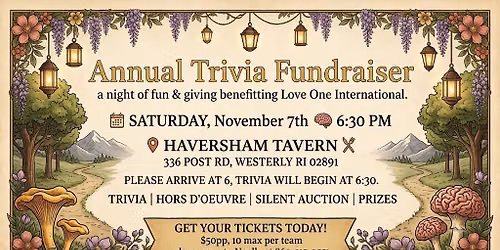 Annual Love One International Fundraiser