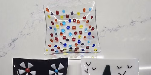 Fused glass plate class at The Vineyard at Hershey
