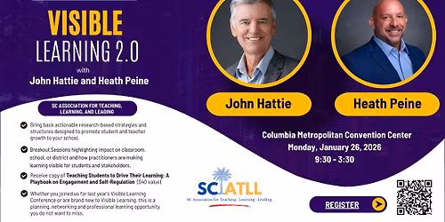 Visible Learning 2.0 Conference with John Hattie & Heath Peine