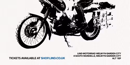 An Evening with: Sam Manicom at LIND Motorrad Welwyn Garden City