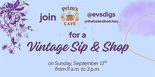 Vintage Pop-Up at Prim\u2019s Cafe