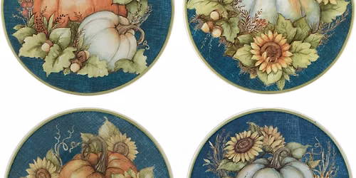 Festive Fall Plate Craft & Sip