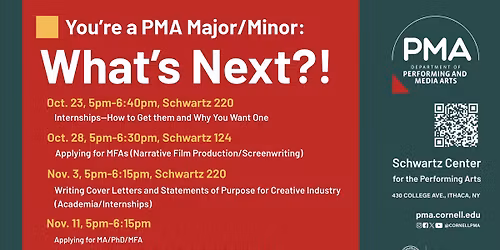 You\u2019re a PMA Major\/Minor: What\u2019s Next?!